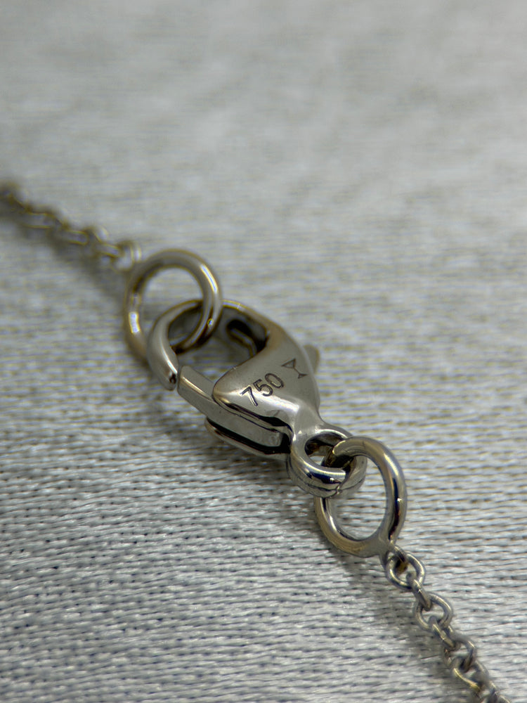 18K Diamanthänge med halsband – 0.15 ct, 42–45 cm
