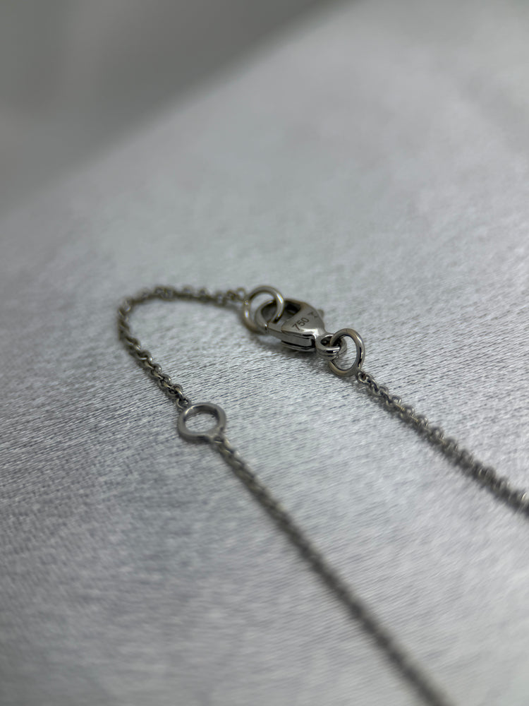 18K Diamanthänge med halsband – 0.15 ct, 42–45 cm