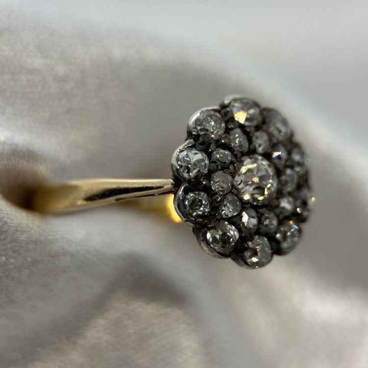 18K Antik Diamantring från 1800-talet, 0.45 ct