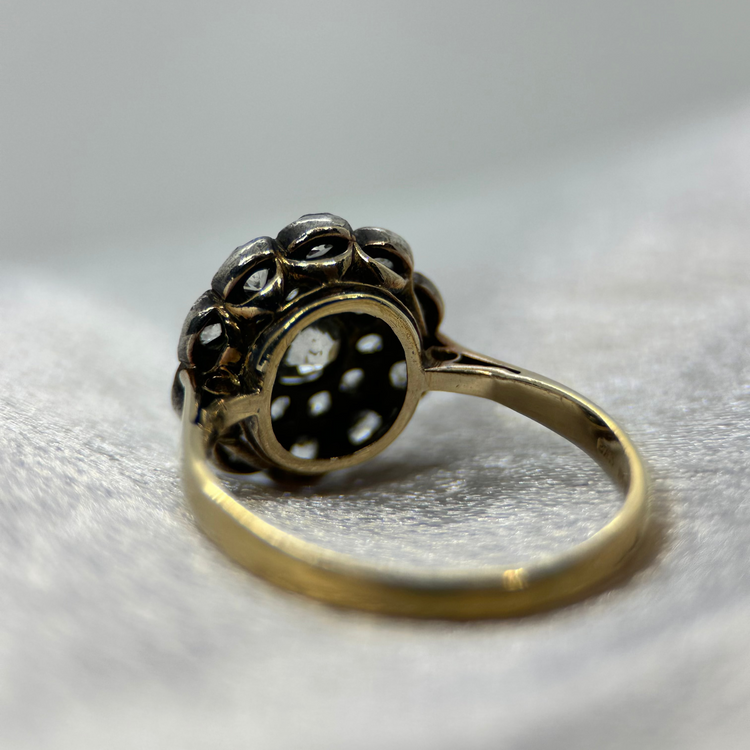 18K Antik Diamantring från 1800-talet, 0.45 ct