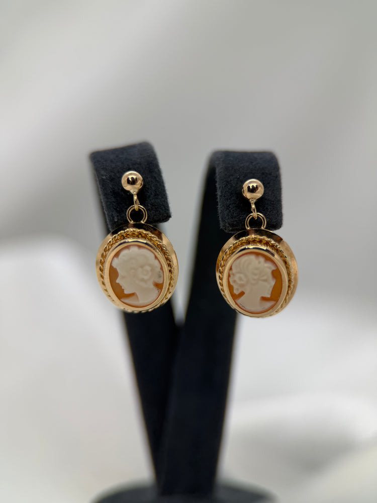 18K Kamé örhängen – 2 cm
