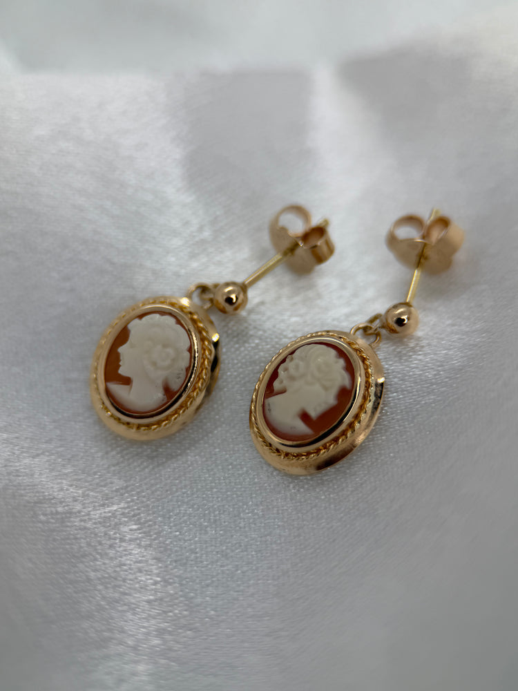 18K Kamé örhängen – 2 cm