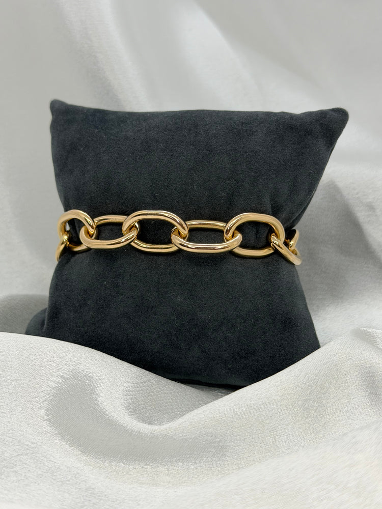 18K Diamantarmband av Jo'Ans – 0.10 ct, 58.6g, 20.5 cm