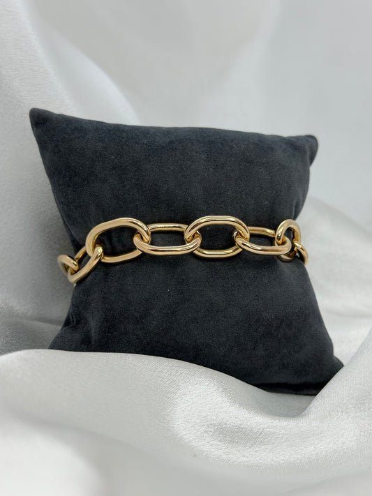 18K Diamantarmband av Jo'Ans – 0.10 ct, 58.6g, 20.5 cm