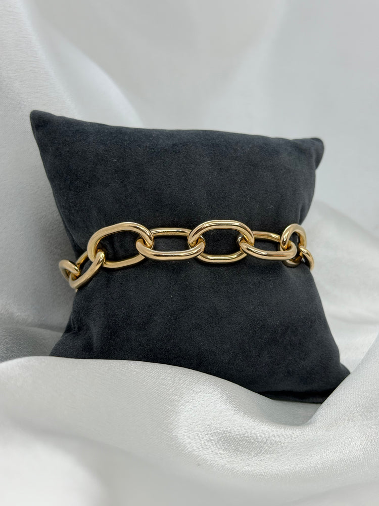 18K Diamantarmband av Jo'Ans – 0.10 ct, 58.6g, 20.5 cm