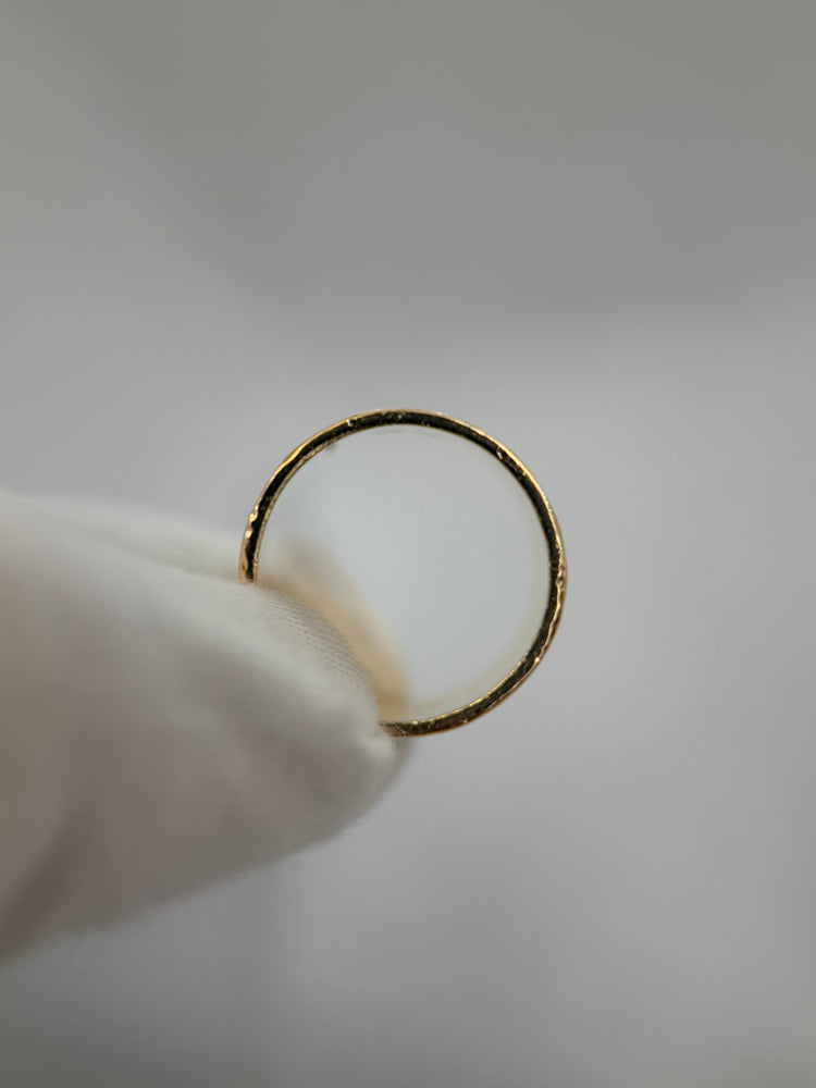 18K Diamantring i rödguld – 0.10 ct, Storlek 58