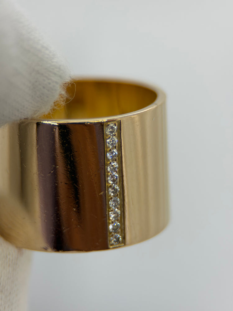 18K Diamantring i rödguld – 0.10 ct, Storlek 58