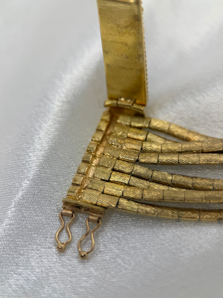 18K Safirarmband – 86g, 17.5 cm