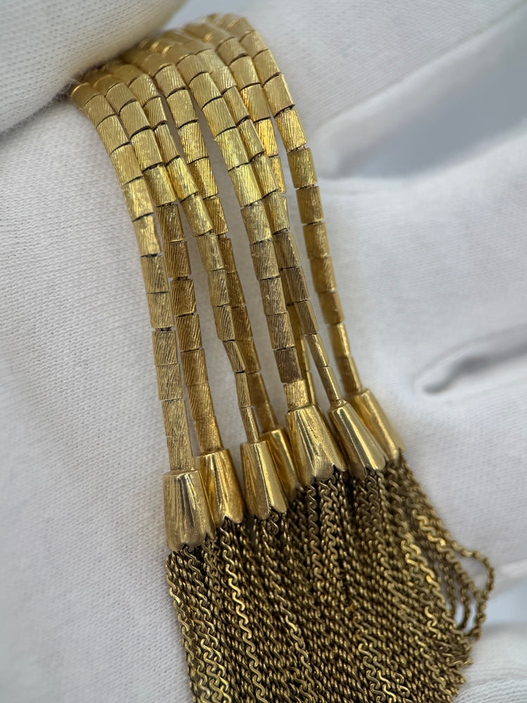 18K Safirarmband – 86g, 17.5 cm