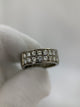 18K Bred Halvallians Diamantring – 1.80 ct, Storlek 54