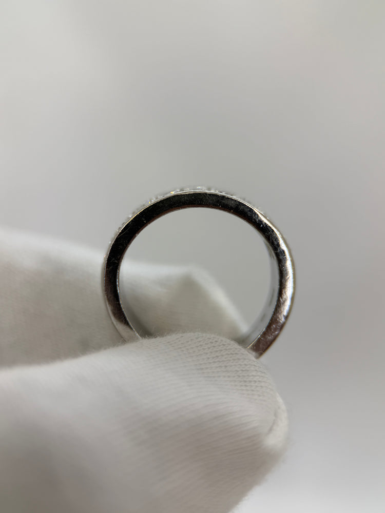 18K Bred Halvallians Diamantring – 1.80 ct, Storlek 54