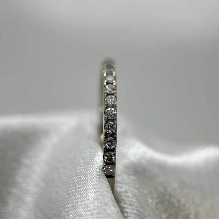 18K Halvalliansring med Diamanter 0.30 ct