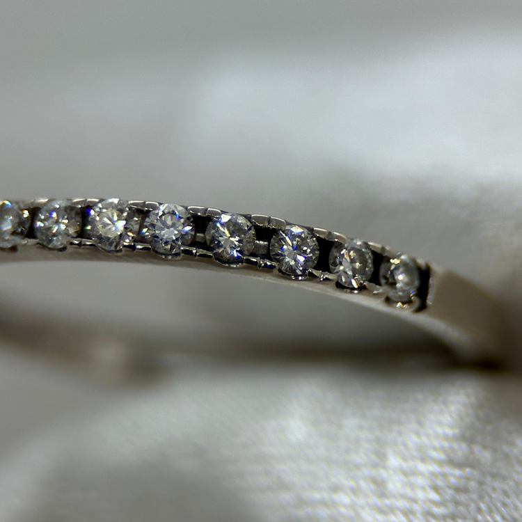 18K Halvalliansring med Diamanter 0.30 ct