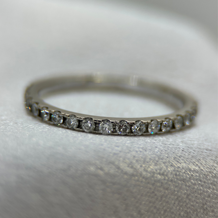 18K Halvalliansring med Diamanter 0.30 ct