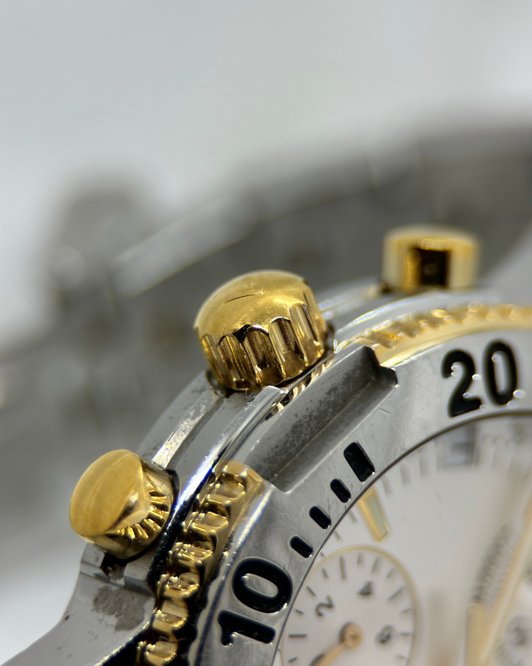 Tissot Kronograf Herrklocka i Stål och Guldton