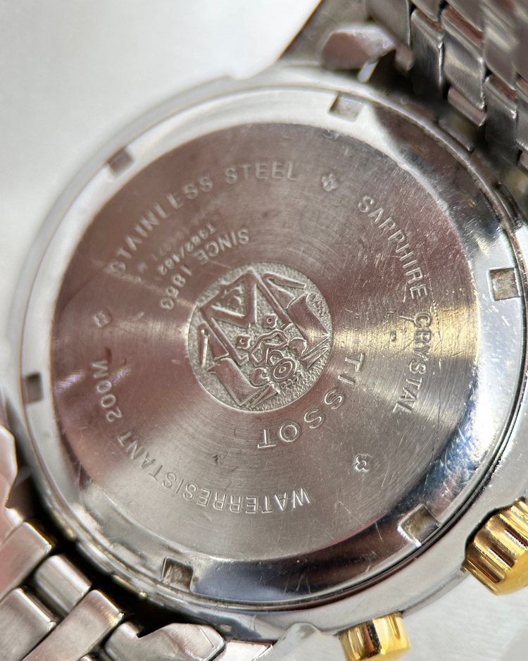 Tissot Kronograf Herrklocka i Stål och Guldton