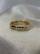 18K Diamantring i rödguld – 7 briljanter, 0.17 ct, Storlek 50