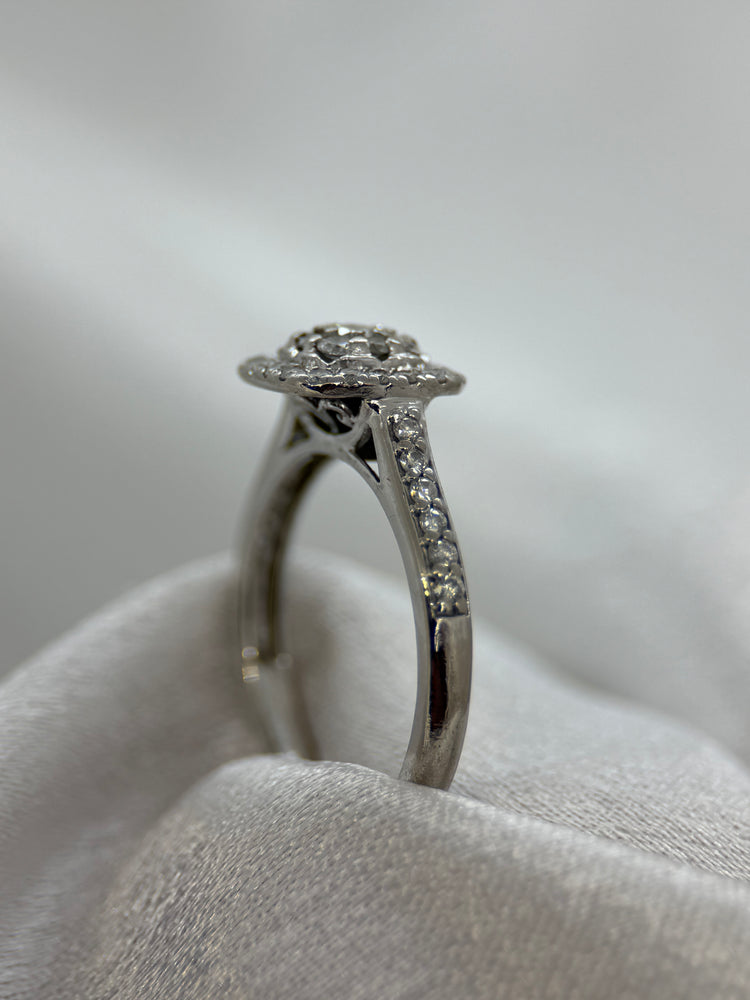 18K Diamantring – 0.55 ct, Storlek 52