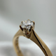 18K Enstensring med Briljantslipad Diamant 0.52 ct