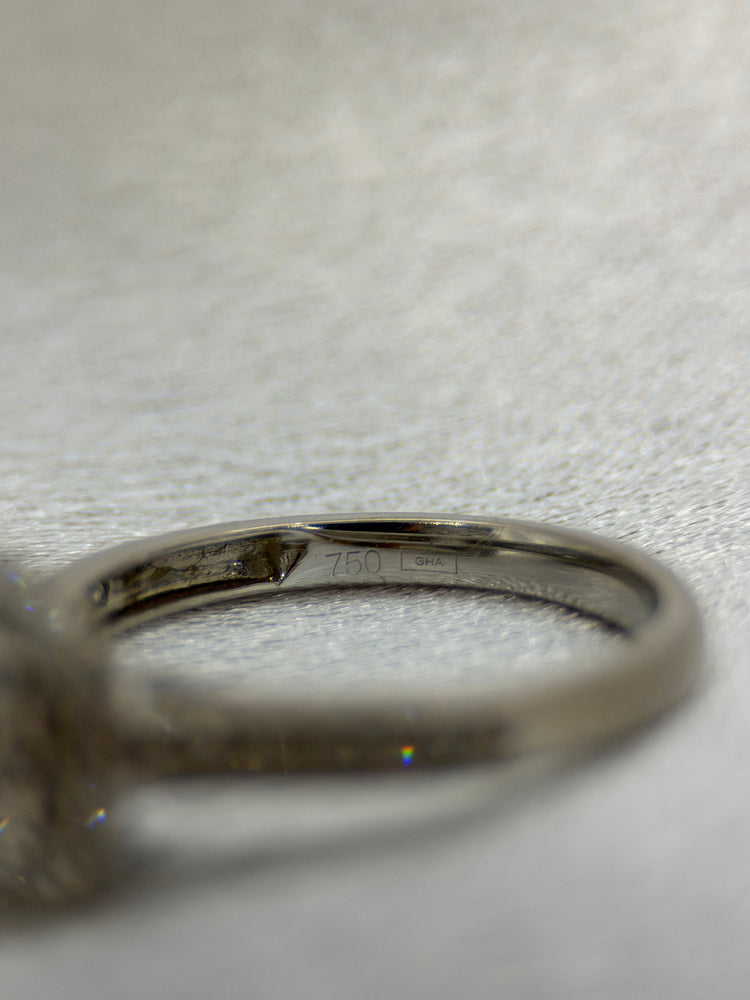 18K Diamantring – 0.55 ct, Storlek 52
