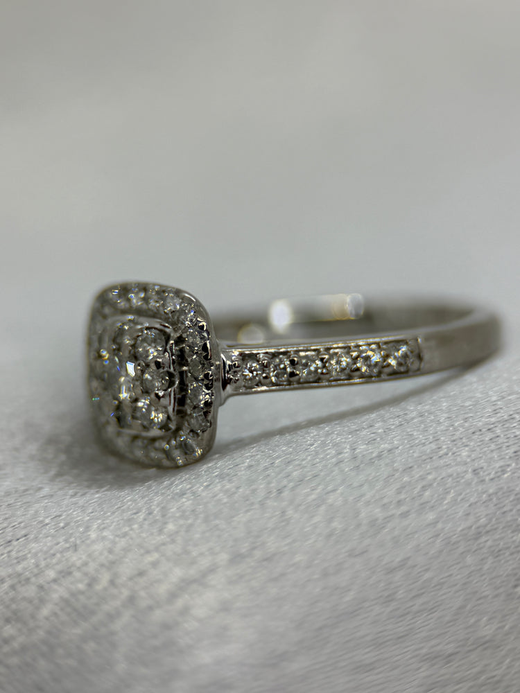 18K Diamantring – 0.55 ct, Storlek 52