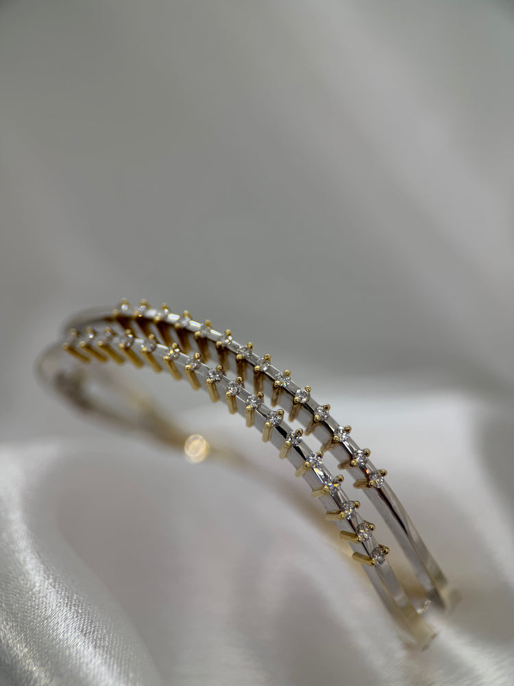 18K Diamant armband – 0.62 ct, 35.4g