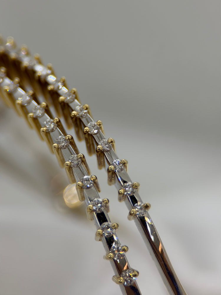 18K Diamant armband – 0.62 ct, 35.4g