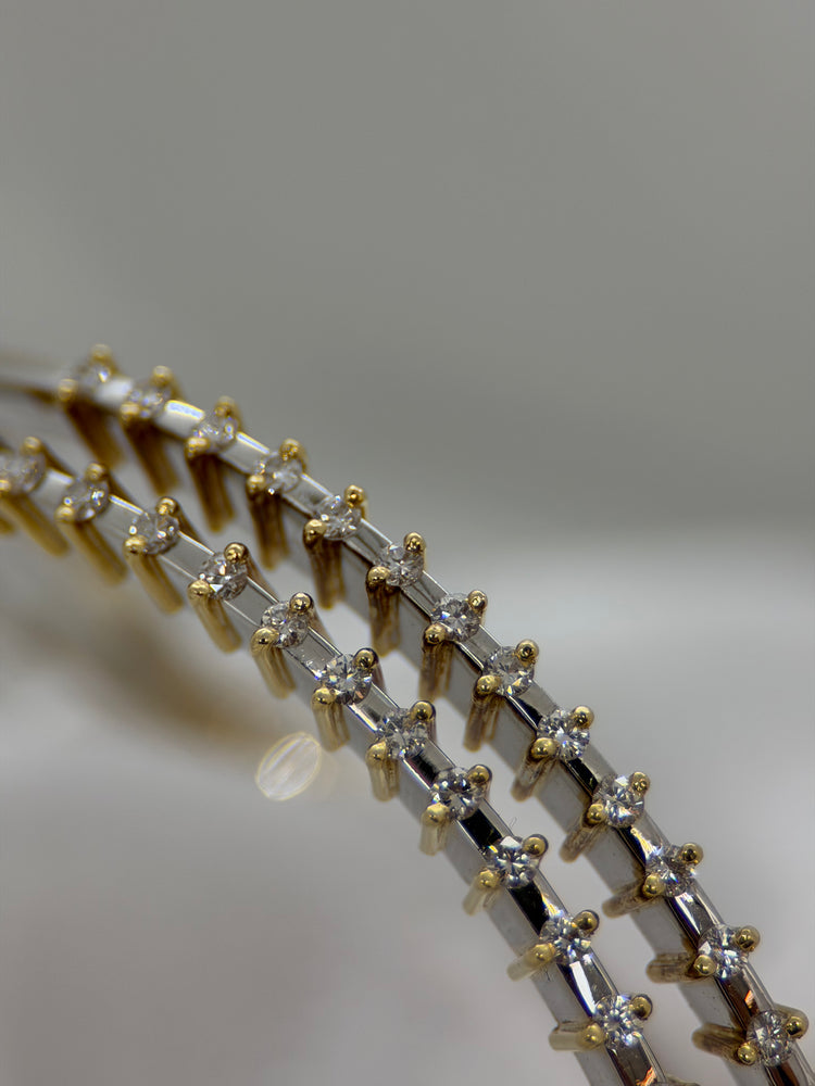 18K Diamant armband – 0.62 ct, 35.4g