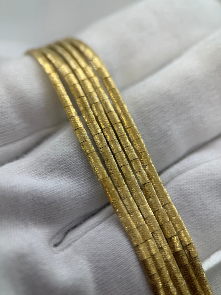 18K Rubin armband – 1960-tal, 32.8g, 19 cm