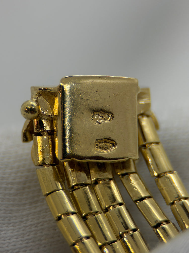 18K Rubin armband – 1960-tal, 32.8g, 19 cm