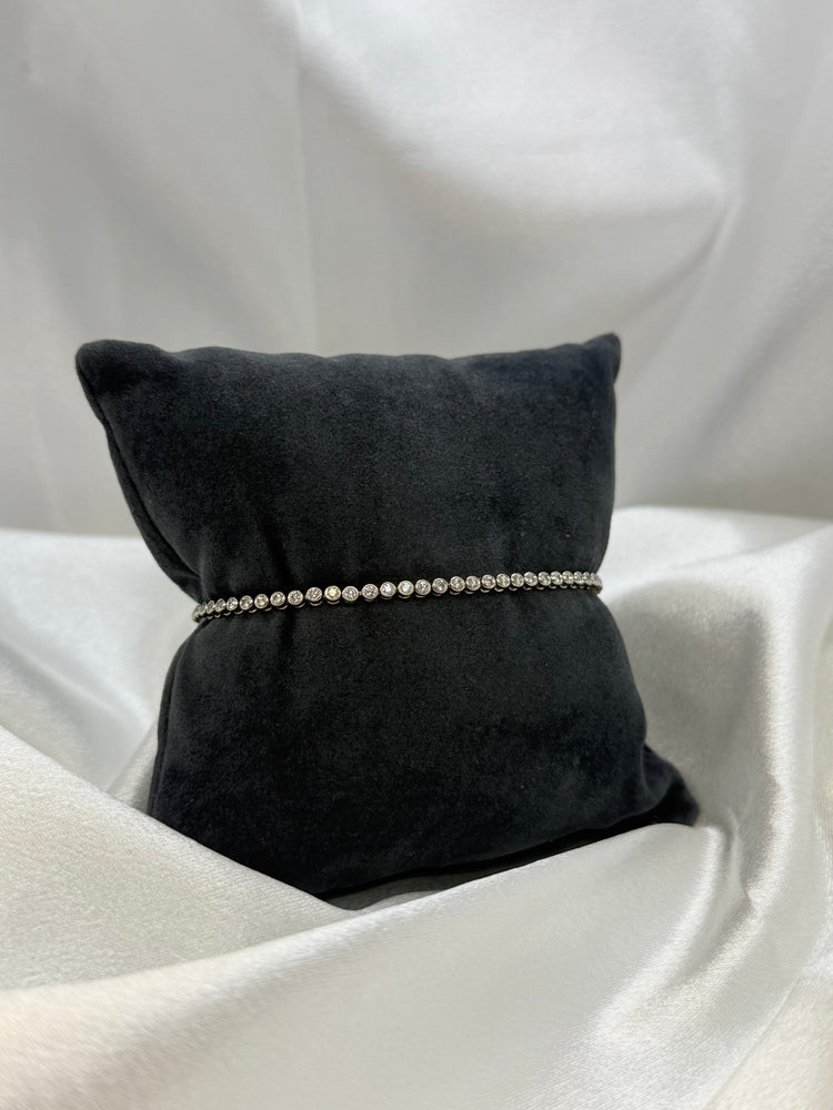 18K Tennisarmband med diamanter – 1.20 ct, 18 cm