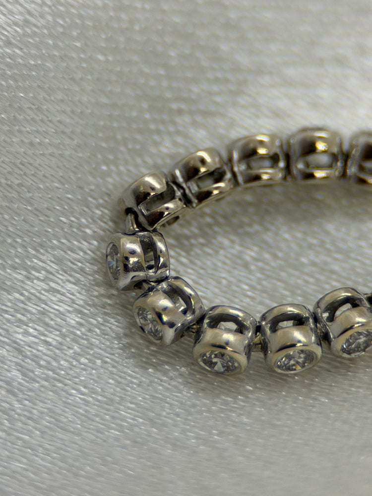 18K Tennisarmband med diamanter – 1.20 ct, 18 cm