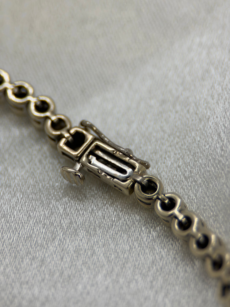 18K Diamond Tennis Bracelet – approx. 2.30 ct, 18.5 cm