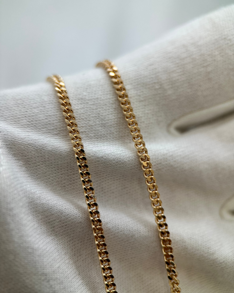 18K Pansarkedja Balestra 70 cm