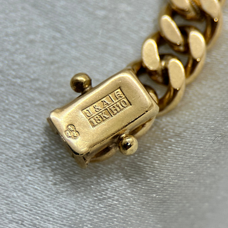 18K Pansararmband, handgjord av Joans 20 cm (1982)