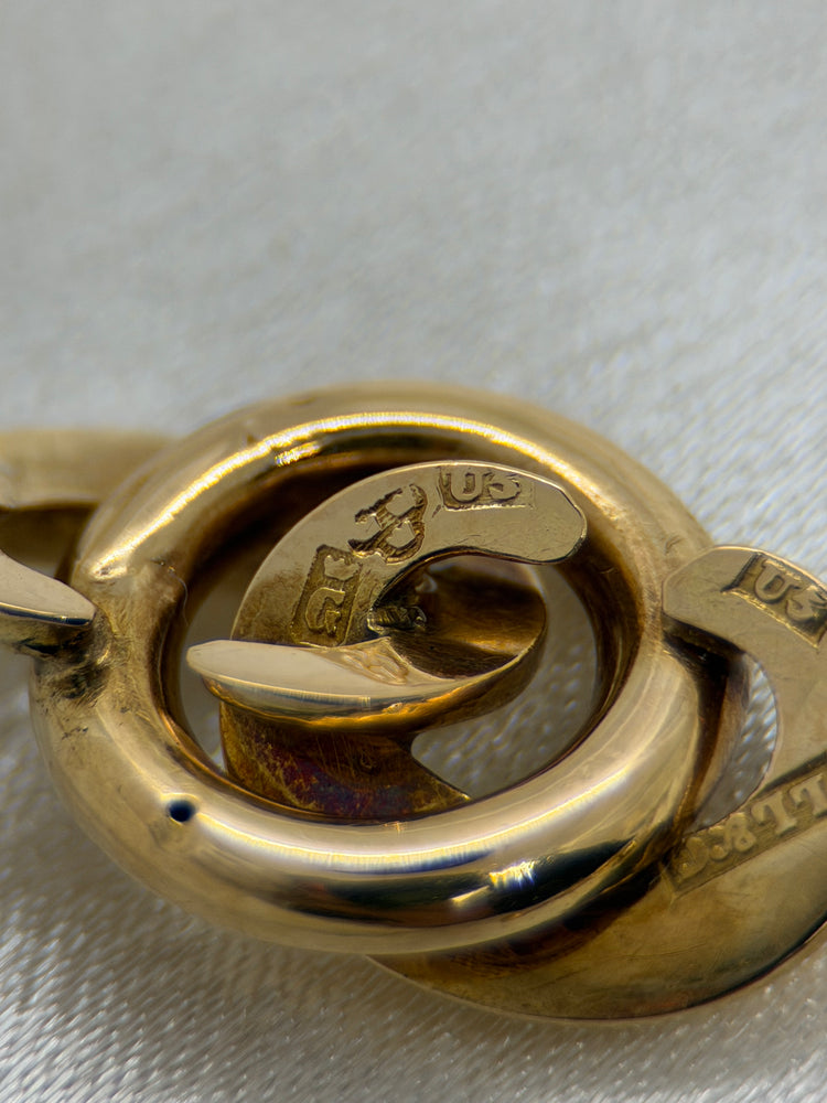 Guld Örhängen, 1874 – Invävda motiv, 4.8 cm