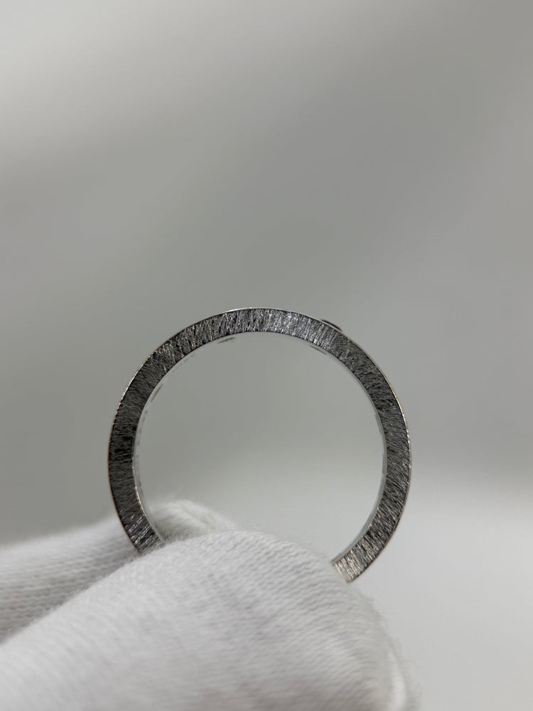 18K Diamantring – Regnbågsfärgad, Storlek 50