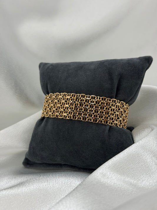 18K X-länk armband – 29.6g, 18 cm