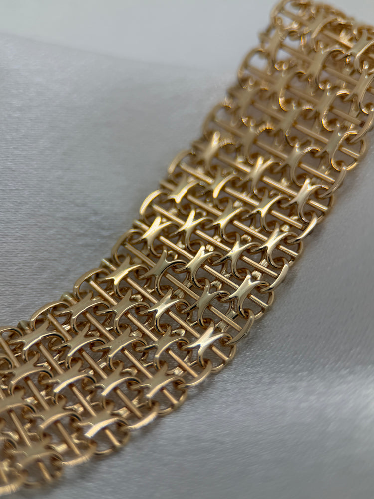 18K X-länk armband – 29.6g, 18 cm