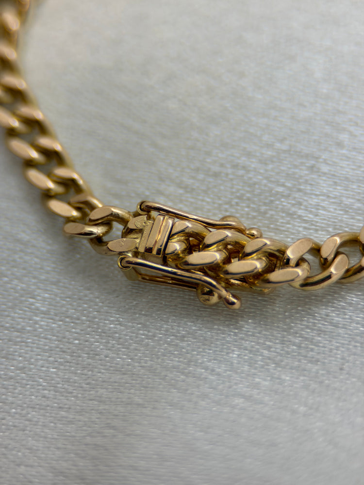 18K Curb Link Necklace in Rose Gold – 24.9g, 51.5 cm