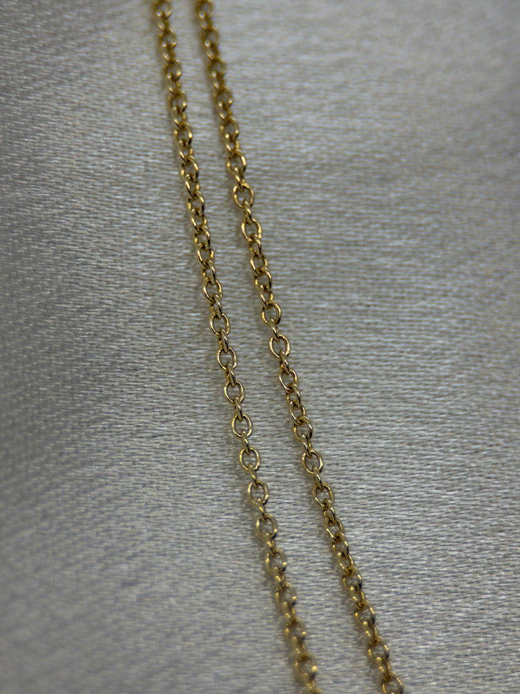 18K Diamant halsband – 0.40 ct, 41.5 cm