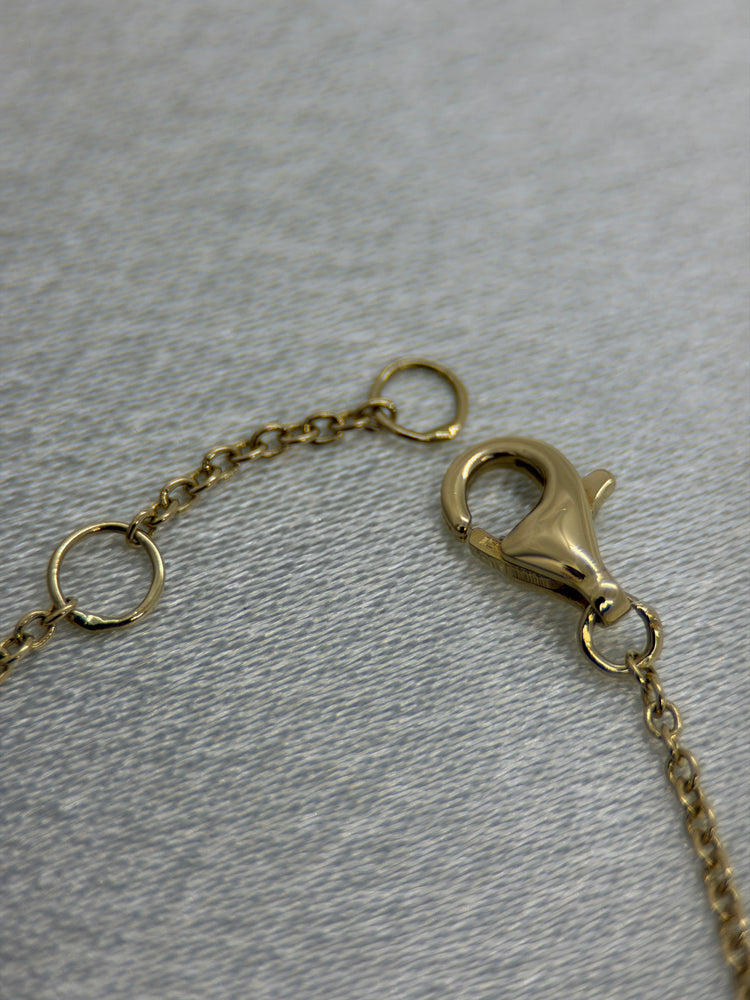 18K Diamant halsband – 0.40 ct, 41.5 cm