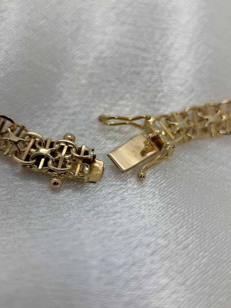 18K X-länk halsband – 19.5g, 44.5 cm