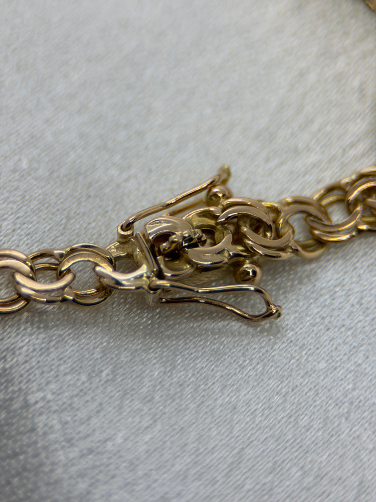 18K Bismarck Bracelet in Rose Gold – 6.2g, 17 cm