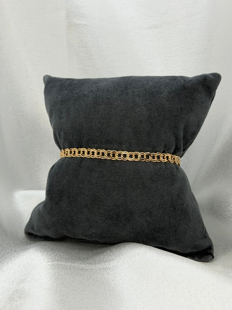 18K Bismarck Bracelet in Rose Gold – 6.2g, 17 cm