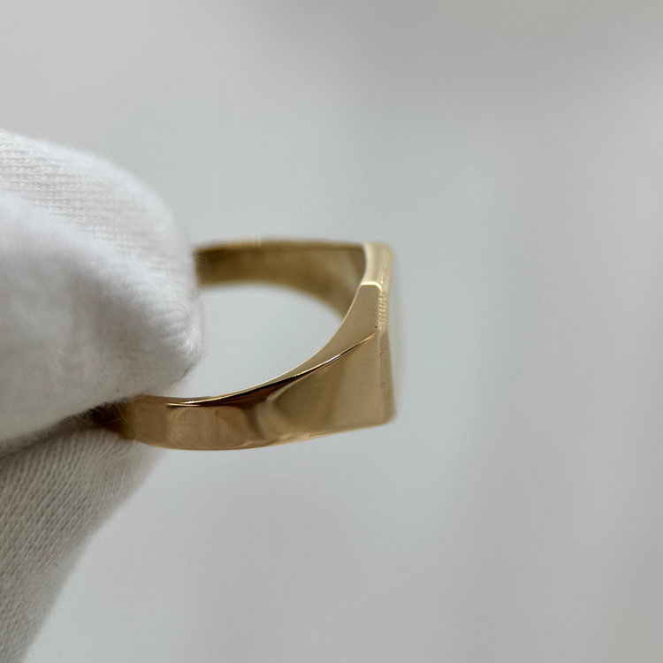 18K Vintage Klackring i Guld  – Göteborg 1987