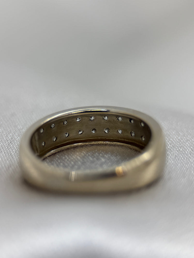 18K Diamantring – 0.11 ct, Storlek 53