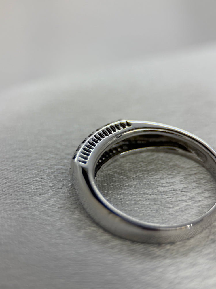 18K Dubbel Diamantring – 0.14 ct, Storlek 56