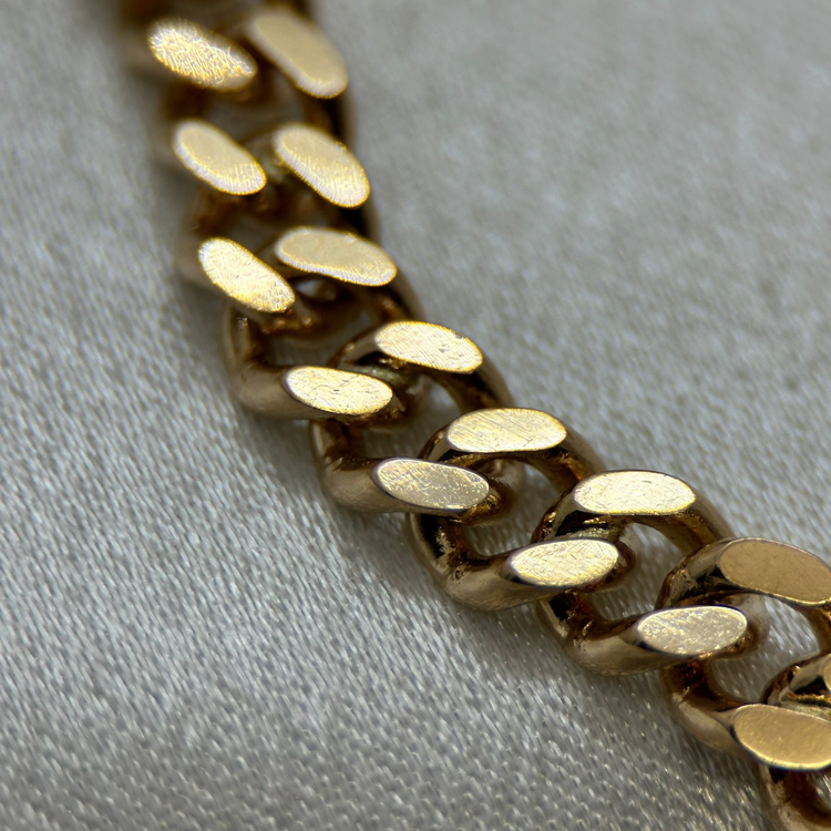 18K Pansarlänk Armband - 25,1g, 21cm