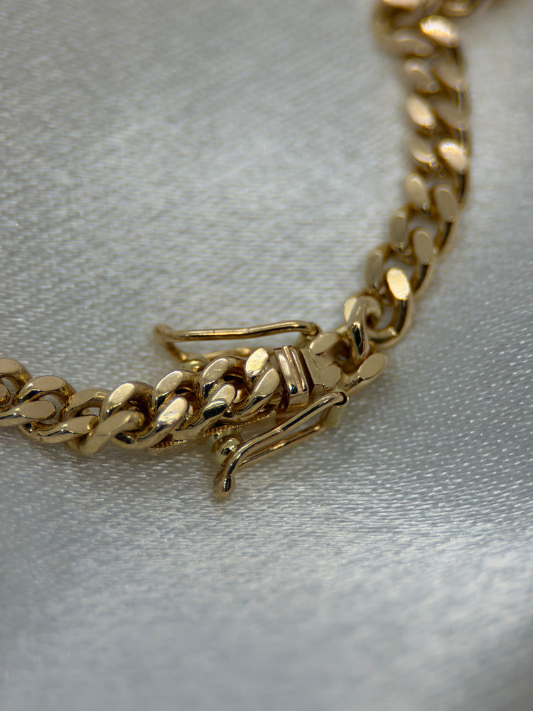 18K Curb-Link Necklace – 25.1g, 49.5 cm